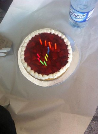 El pay que me regalaron mis pequeñas! :))